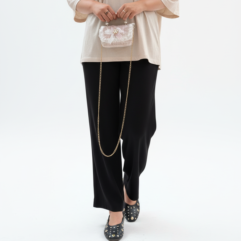 Pearl handle skin mini cross body