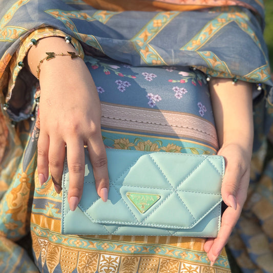 Mint Prada Wallet