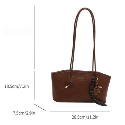 Vintage Brown Bag/ Long Strap