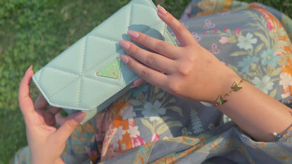 Mint Prada Wallet